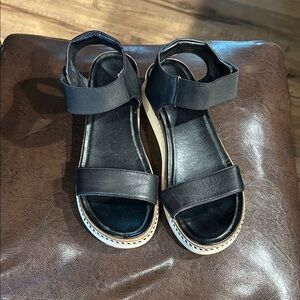 Franco Sarto Black Sandals